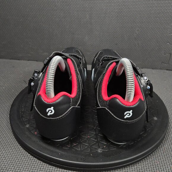 Peloton Cycling Shoes Womens Sz 38 EU 7 US Black Red Classic Athletic Training - Picture 4 of 10